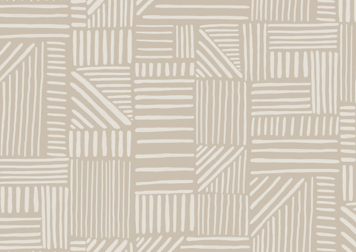 Irregular Tiles, Oatmeal - Roller Blind - Image 6